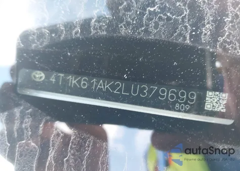 2020 Toyota Camry Xse from USA, damaged, VIN 4T1K61AK2LU379699